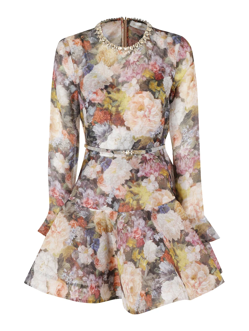 ALCHEMY PEPLUM MINI DRESS