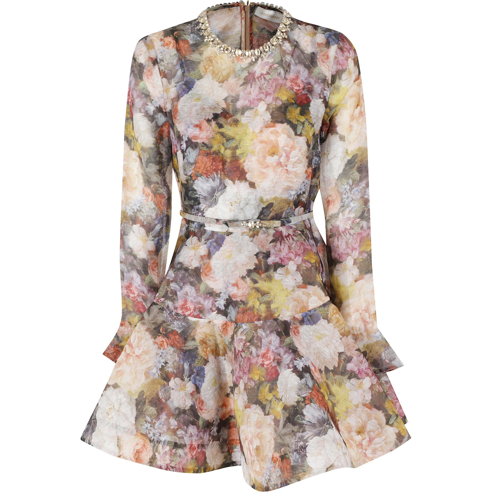 ALCHEMY PEPLUM MINI DRESS