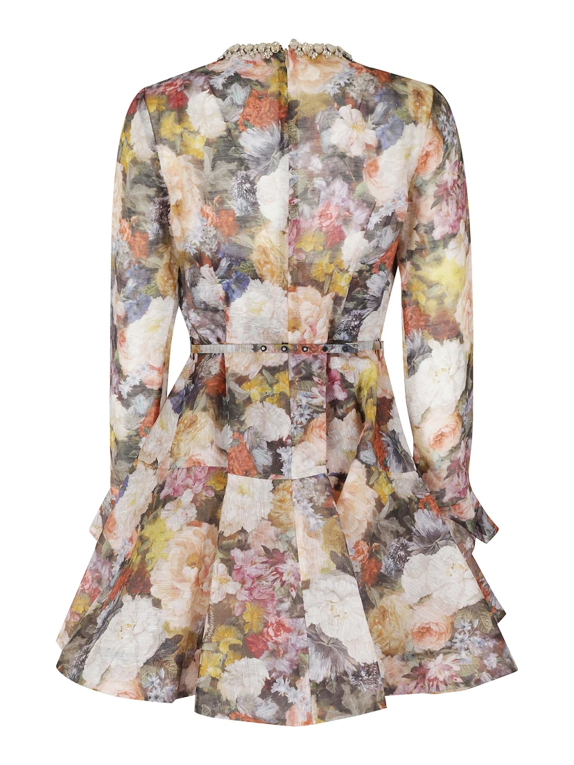 ALCHEMY PEPLUM MINI DRESS