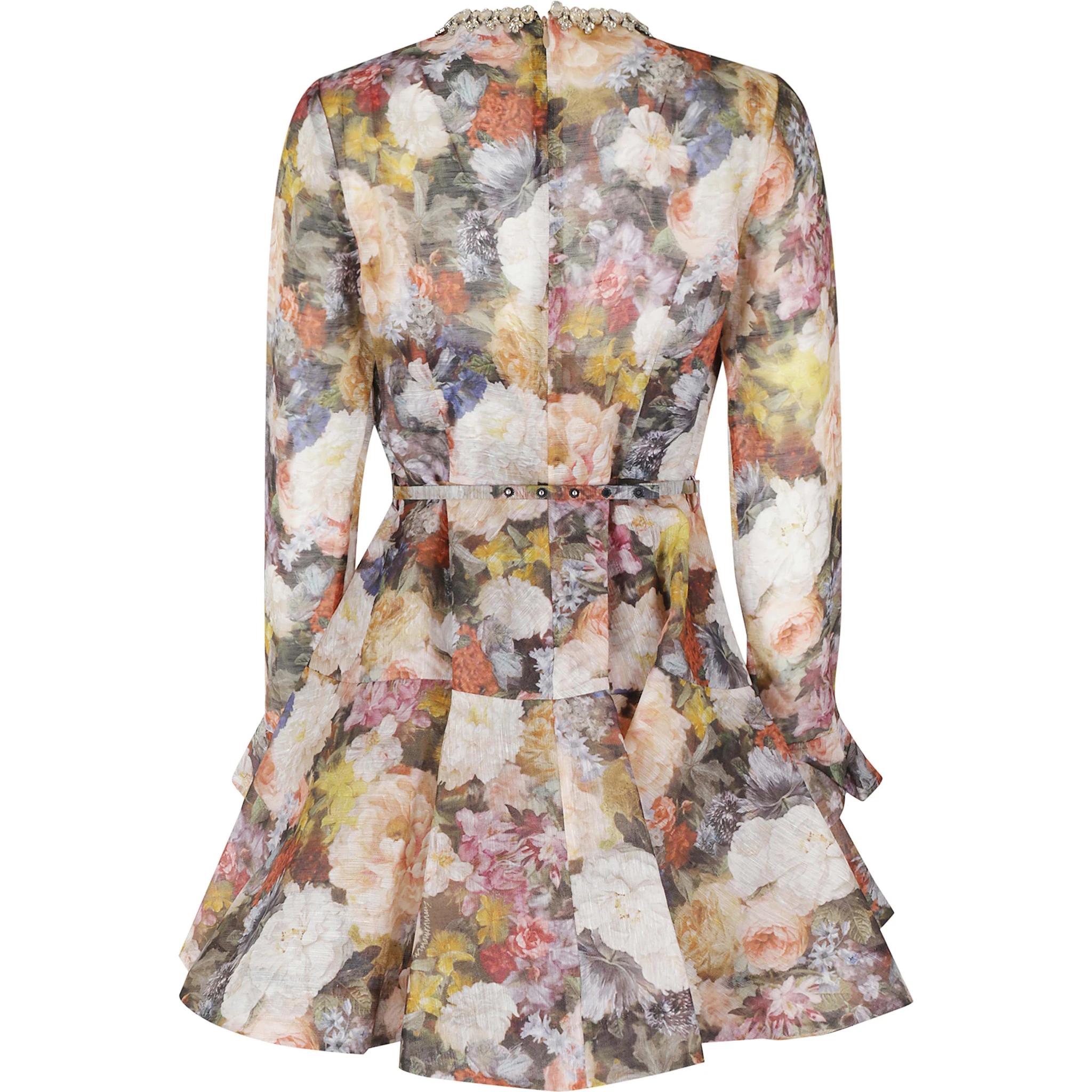 ALCHEMY PEPLUM MINI DRESS