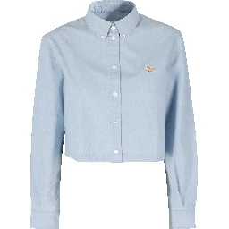 BABY FOX CROPPED SHIRT