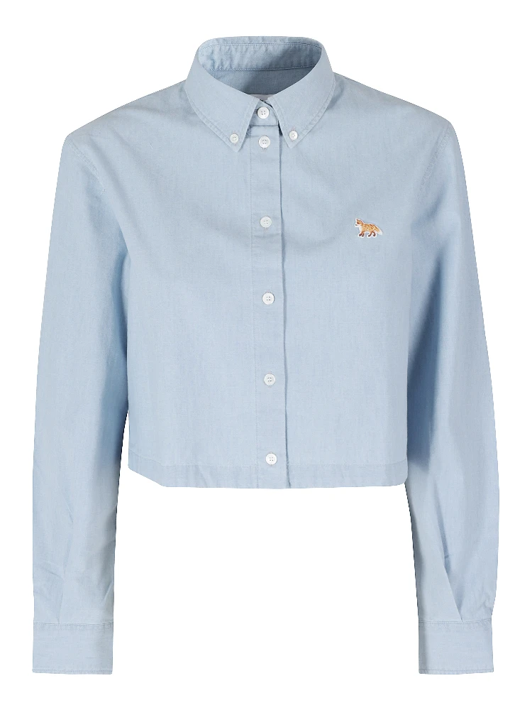 BABY FOX CROPPED SHIRT