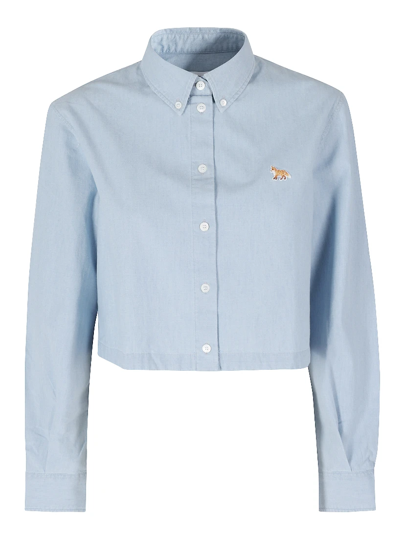 BABY FOX CROPPED SHIRT