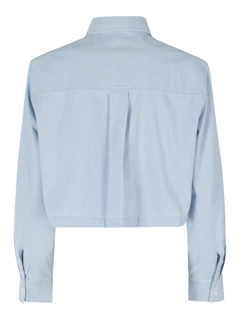 BABY FOX CROPPED SHIRT