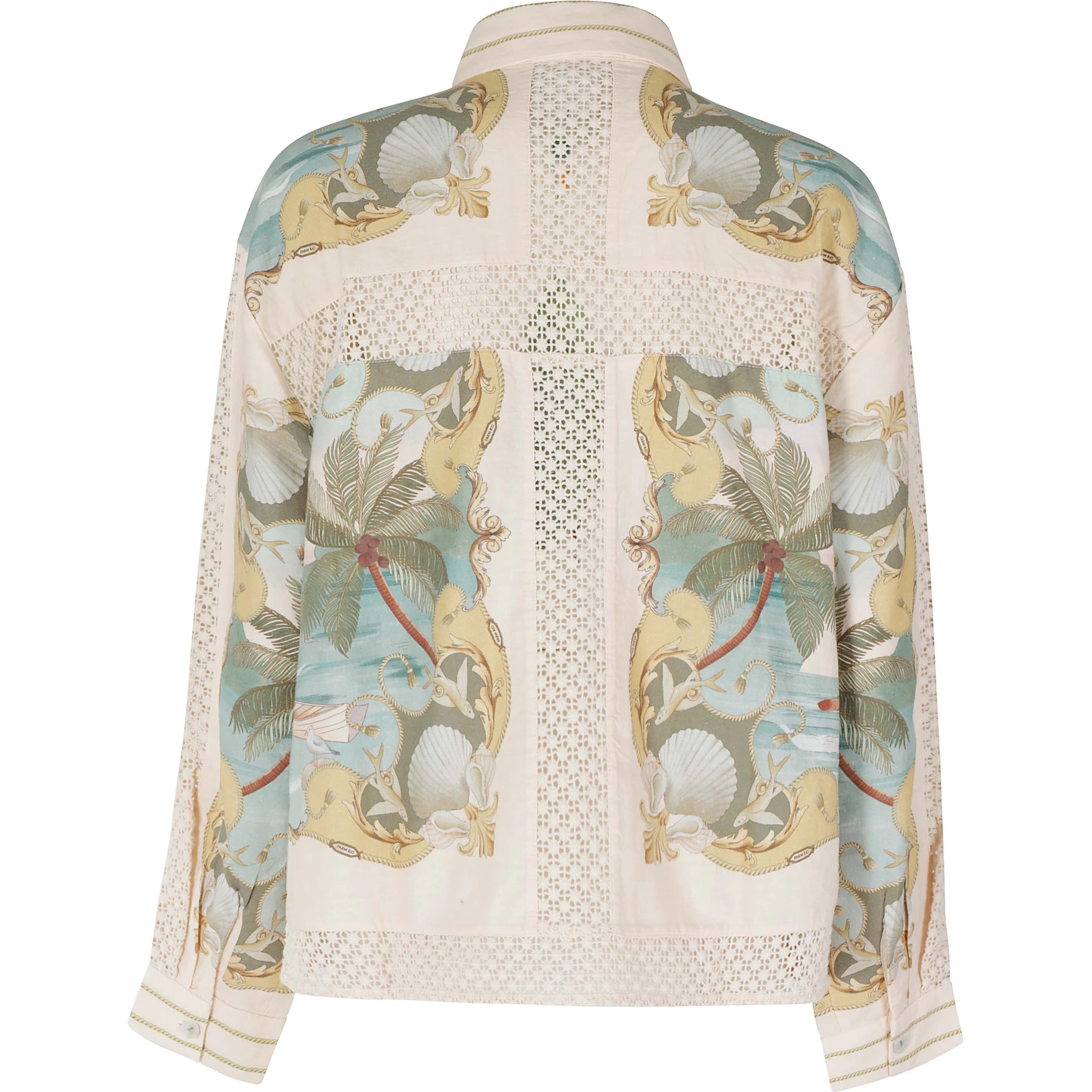 CROCHET DETAIL SHIRT