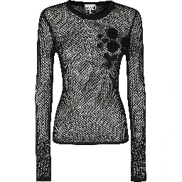 MERCERIZED COTTON MESH POINTELLE LONGSLEEVE