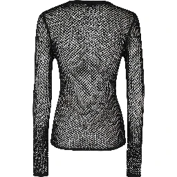 MERCERIZED COTTON MESH POINTELLE LONGSLEEVE
