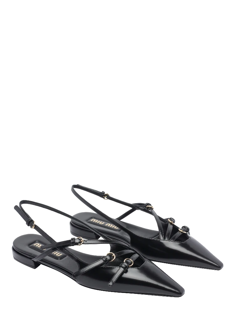 Miu Miu Flat shoes Black alternative
