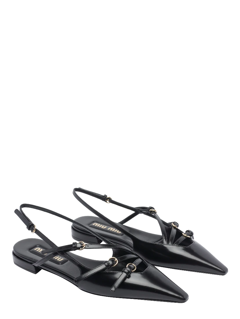 Miu Miu Flat shoes Black