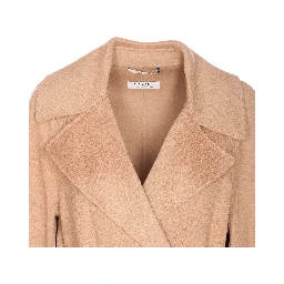 S Max Mara Coats Beige