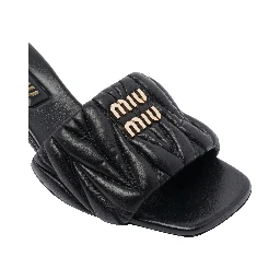 Miu Miu Sandals Black