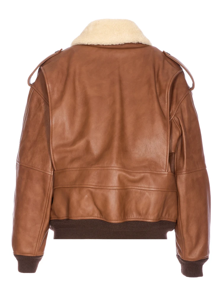 Saint Laurent  Coats Brown alternative
