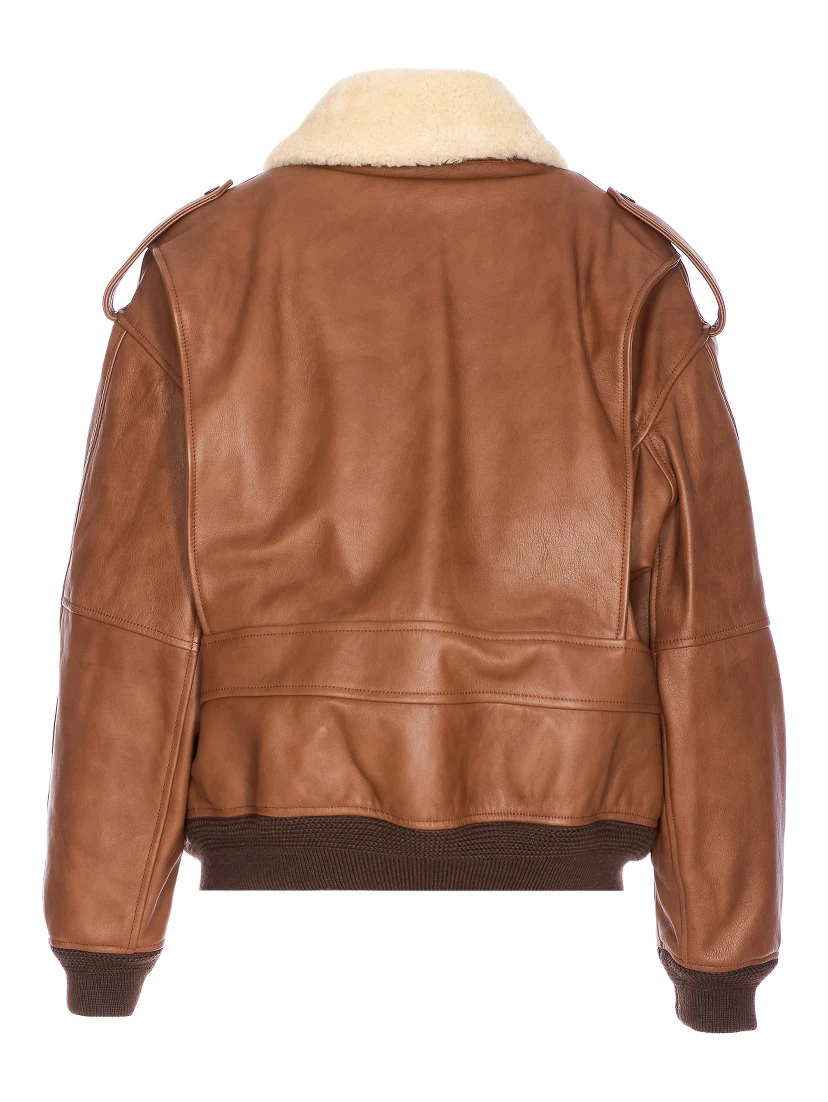 Saint Laurent  Coats Brown
