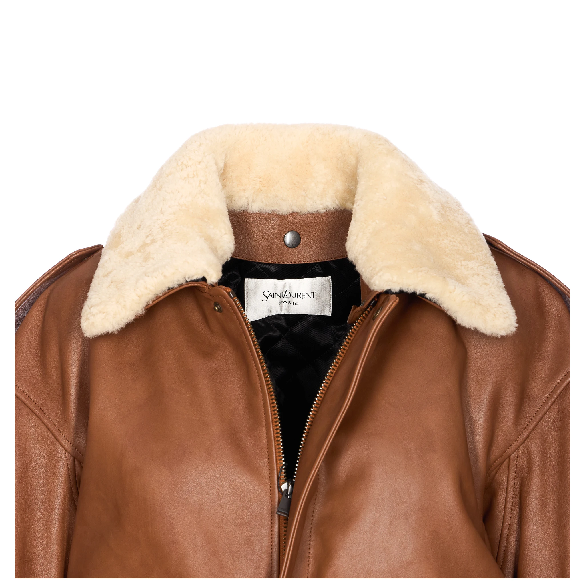 Saint Laurent  Coats Brown