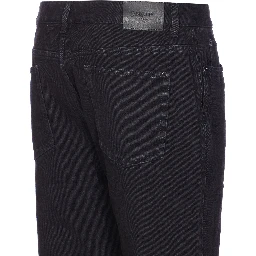 جينز سان لوران أسود