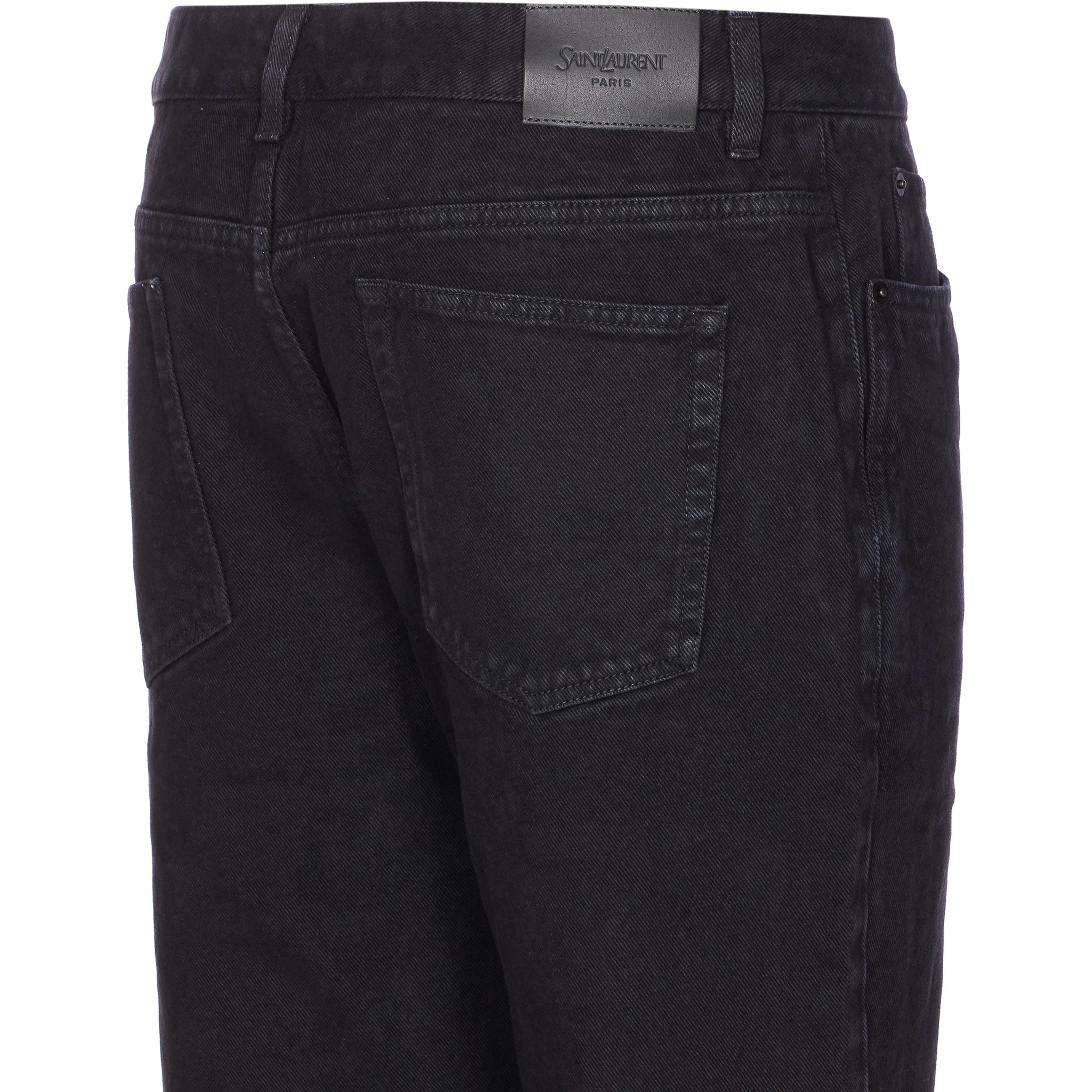 جينز سان لوران أسود