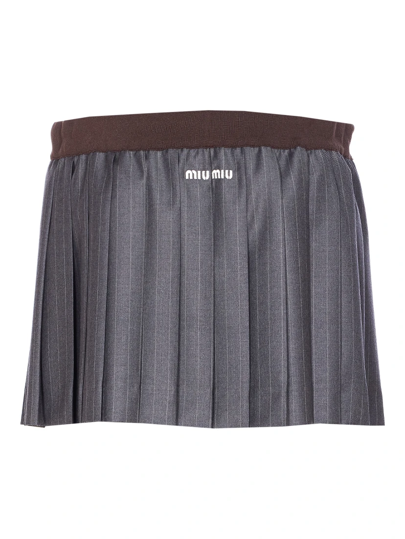 Miu Miu Skirts Grey