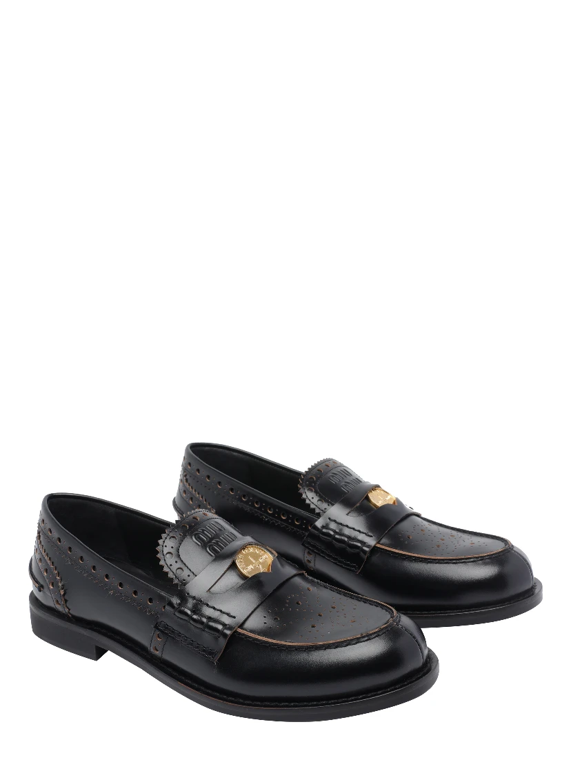Miu Miu Flat shoes Black
