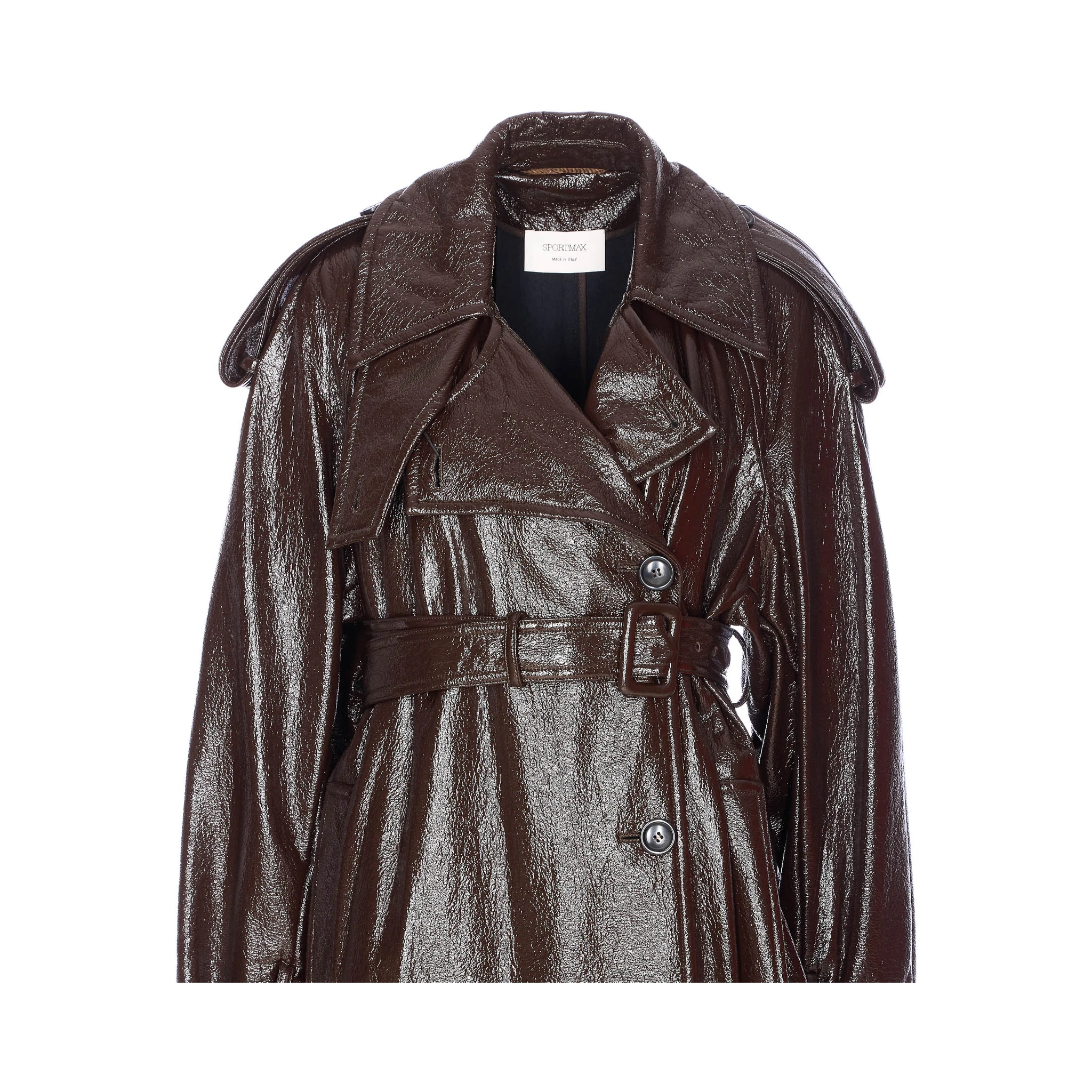 SportMax  Coats Brown
