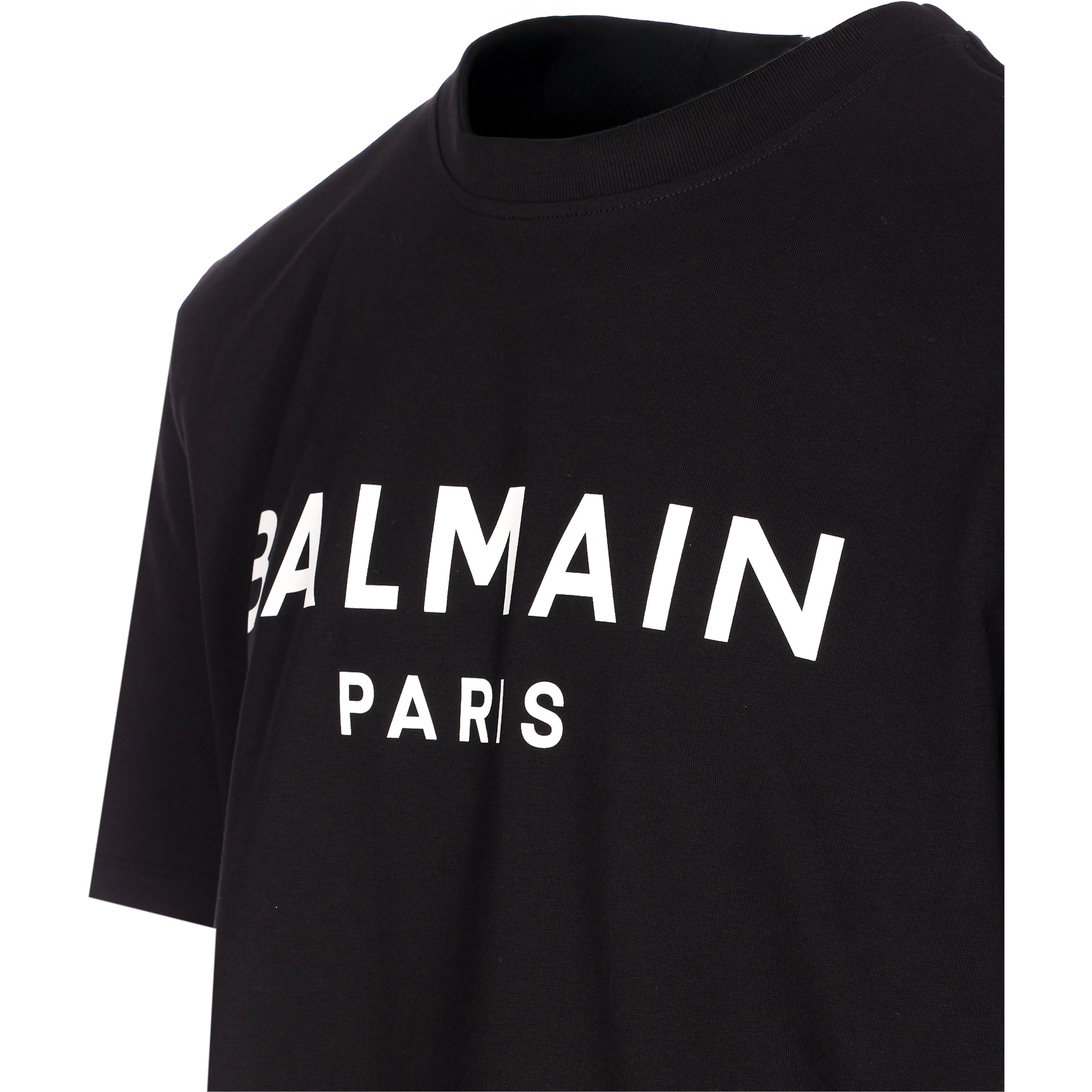 Balmain T-shirts and Polos Black