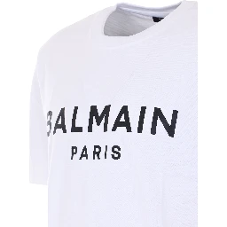 Balmain T-shirts and Polos White