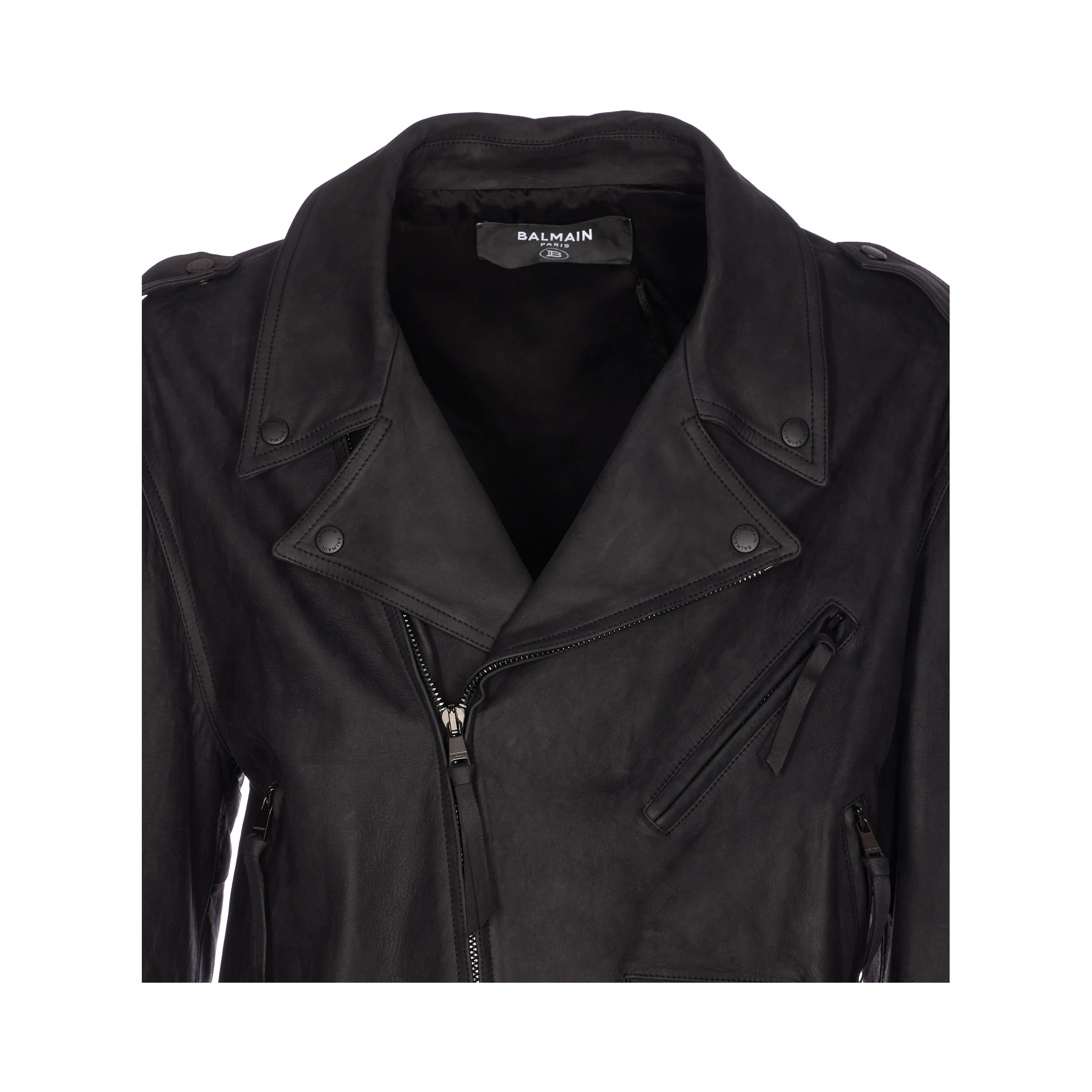 Balmain Jackets Black