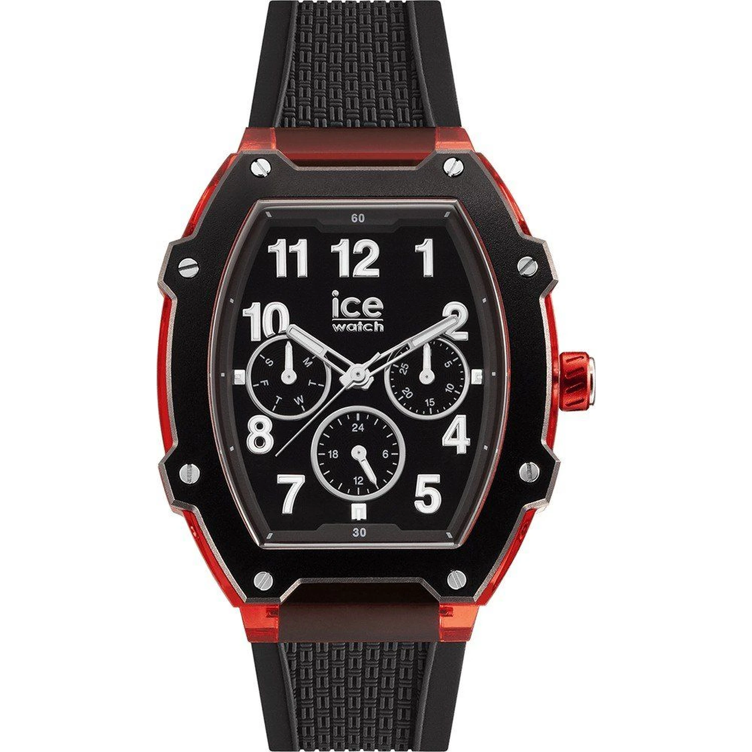 Black Synthetic Sport Watch