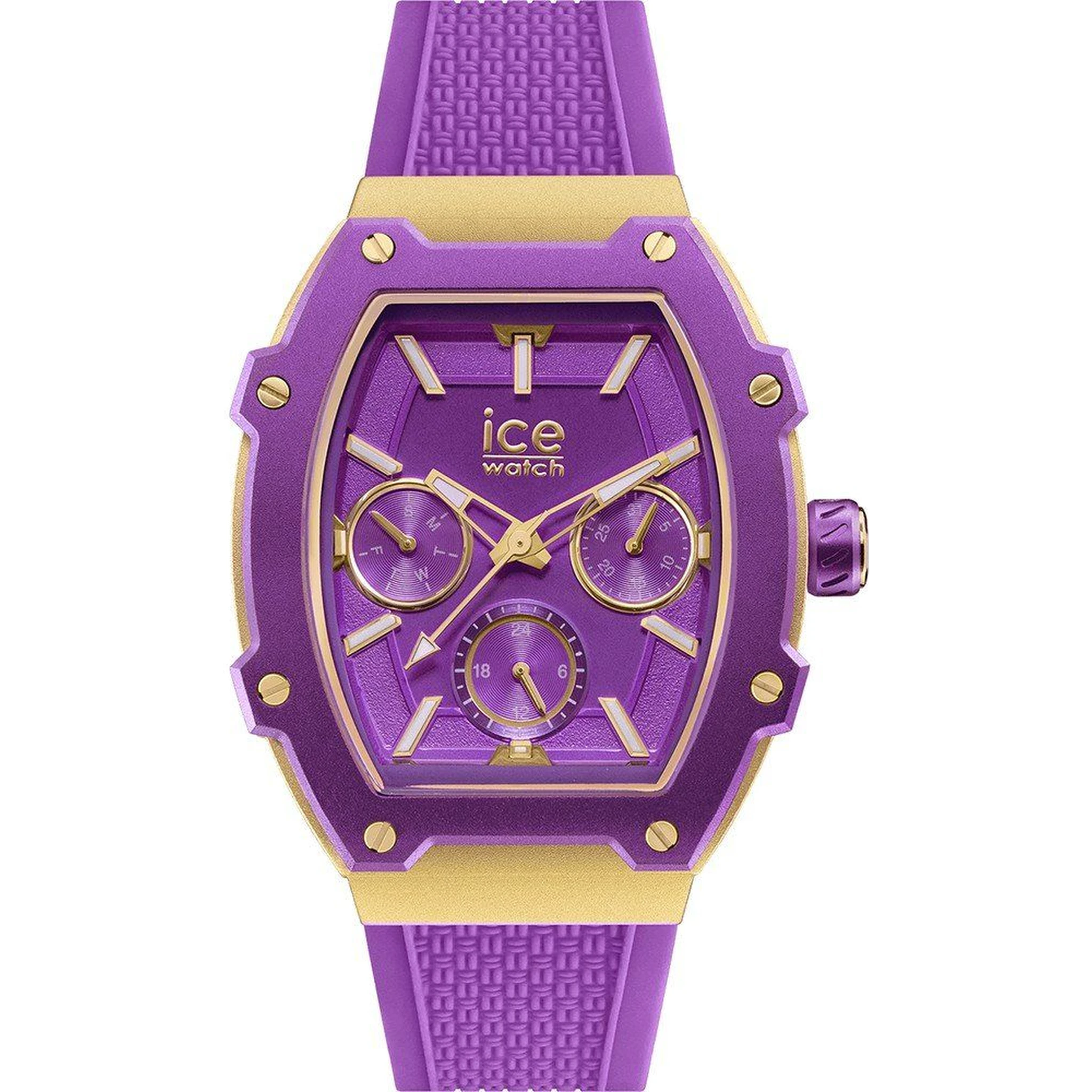 Purple Synthetic Sport Watch