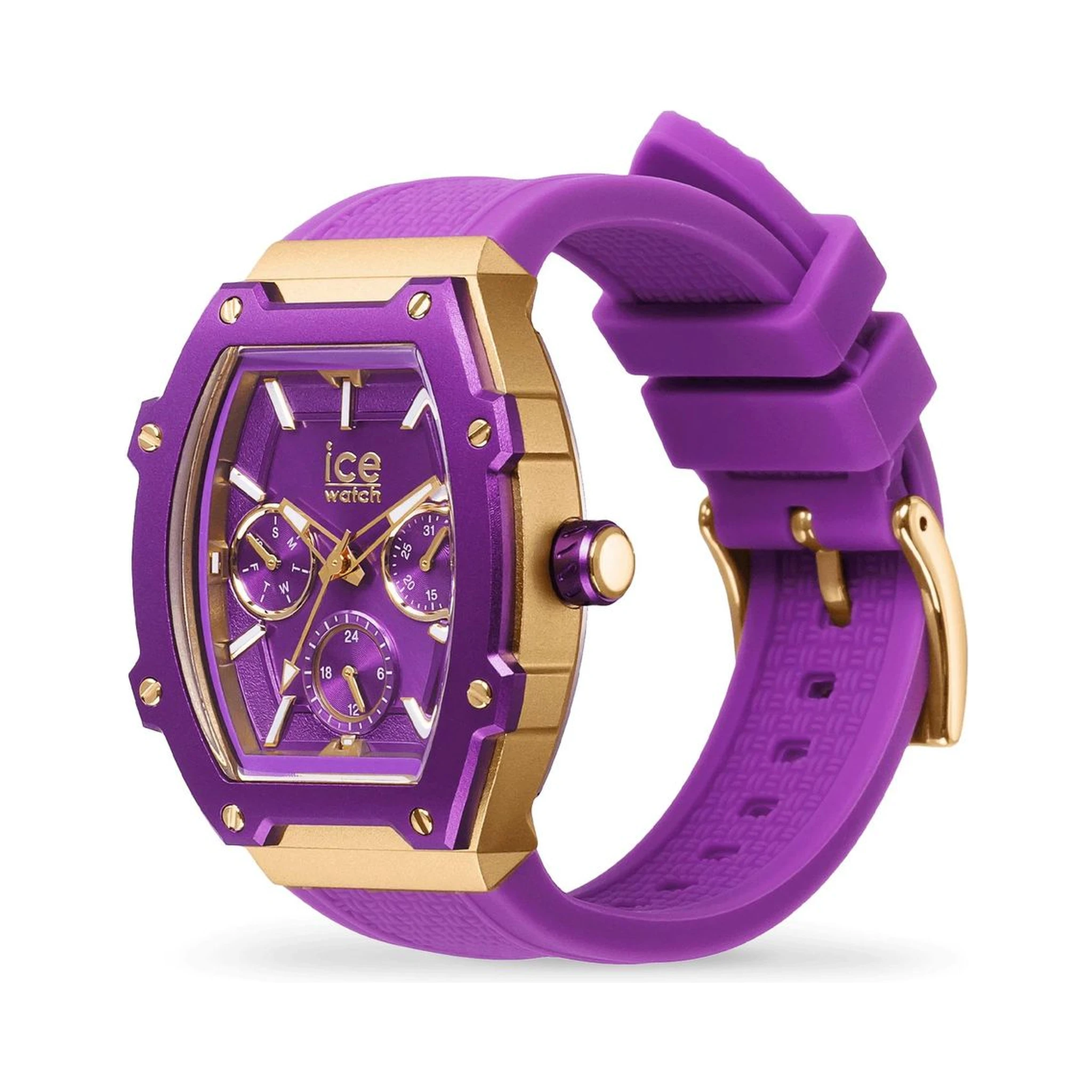 Purple Synthetic Sport Watch