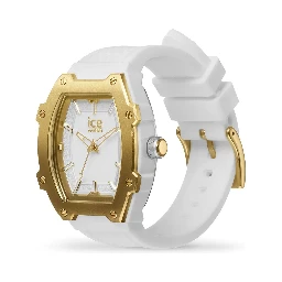 White Synthetic Dress Watch