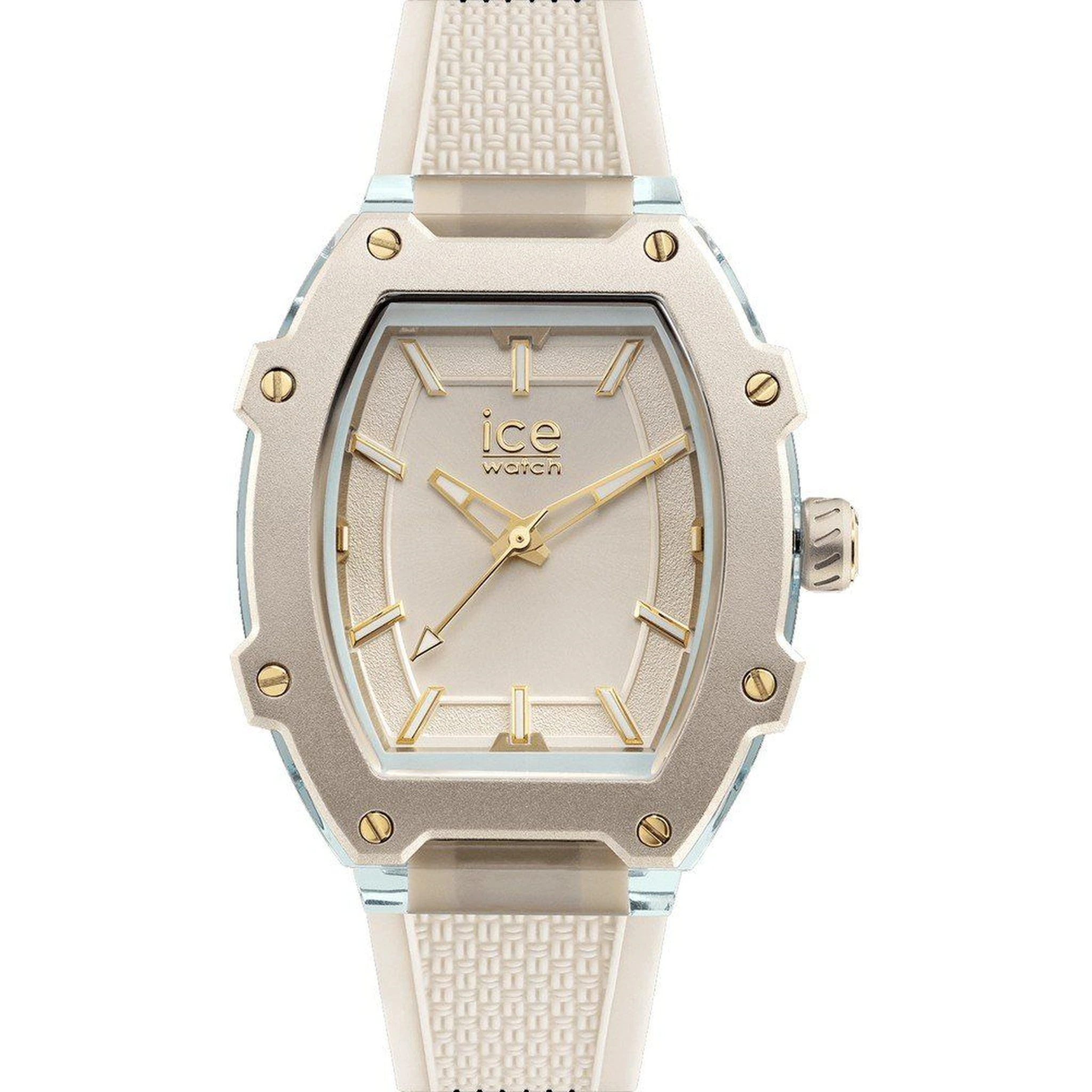 Beige Synthetic Dress Watch