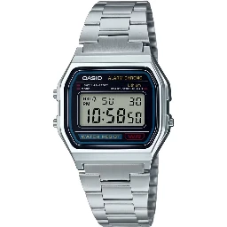 Gray Stainless Steel Digital Watch