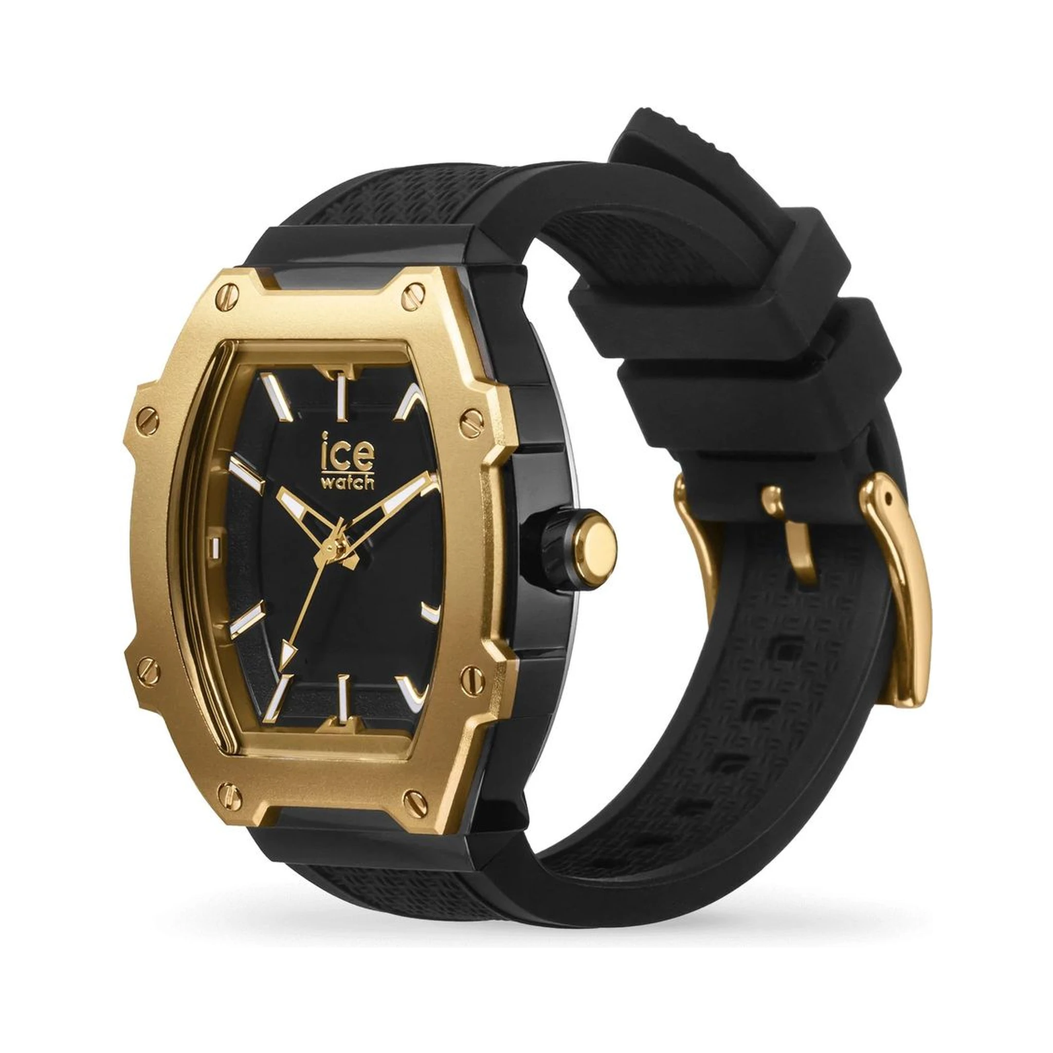 Black Synthetic Dress Watch