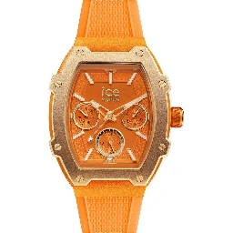 Orange Synthetic Dress Watch