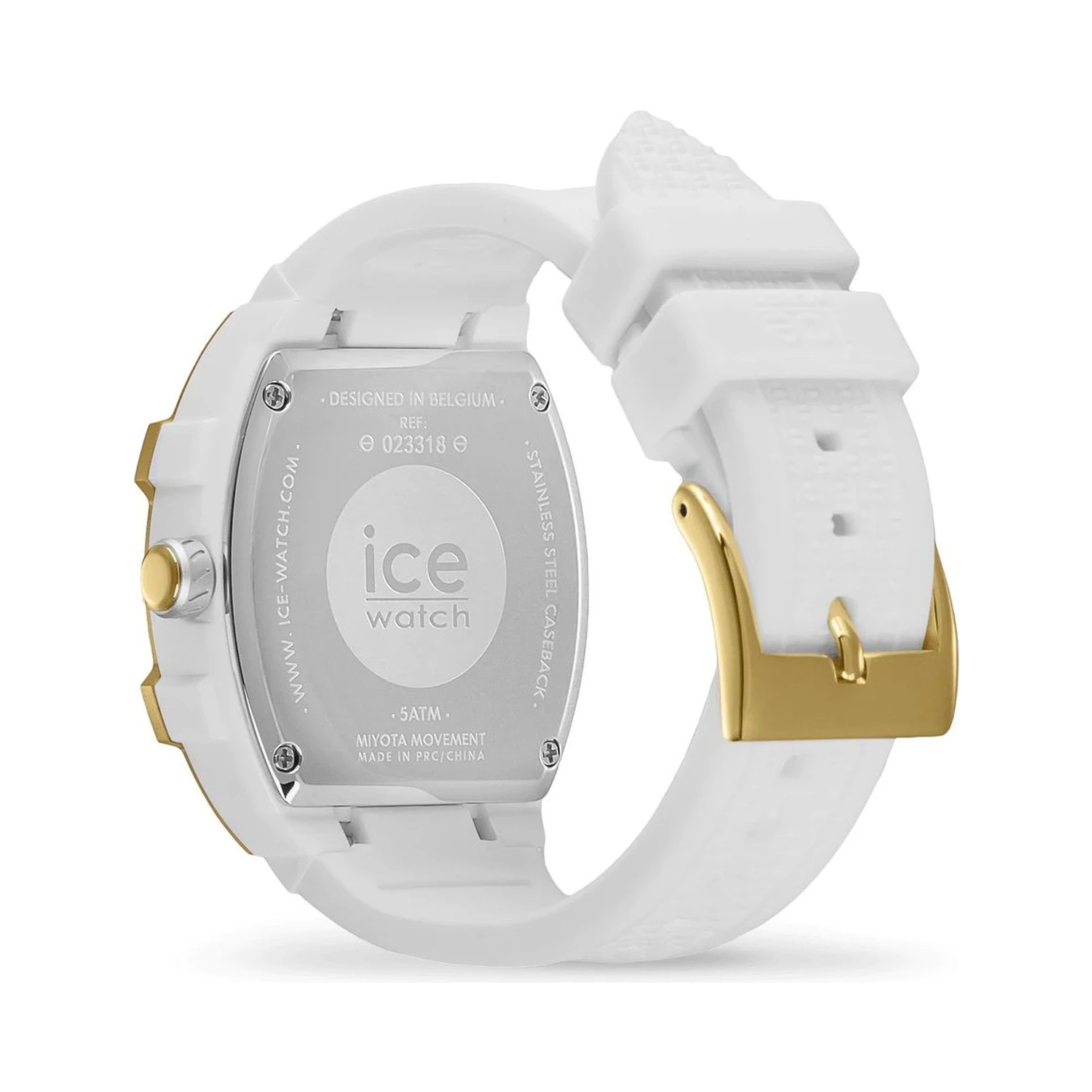 White Synthetic Dress Watch
