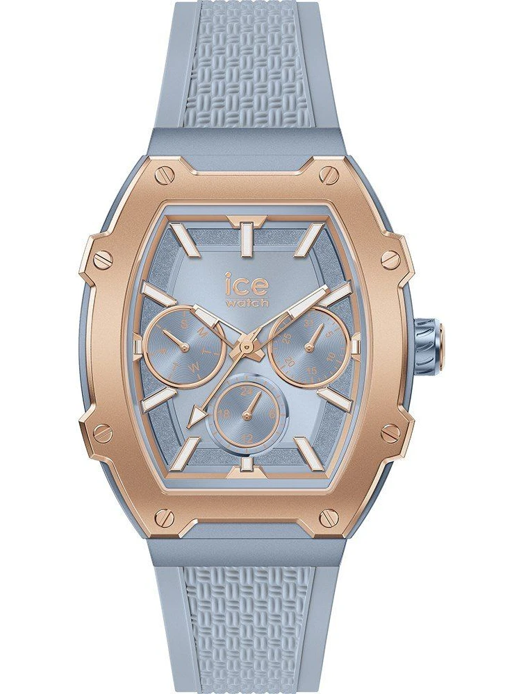 Blue Synthetic Dress Watch