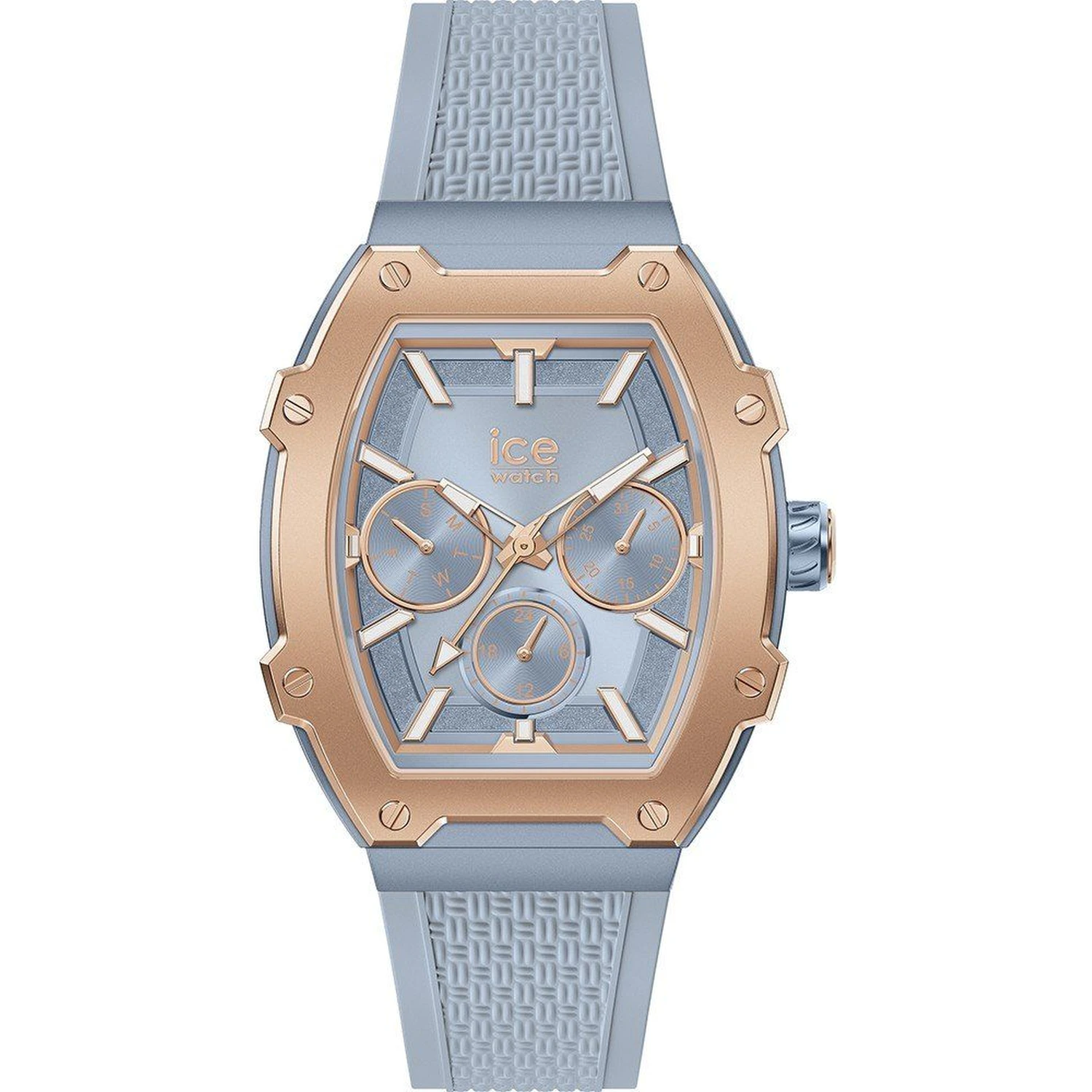 Blue Synthetic Dress Watch