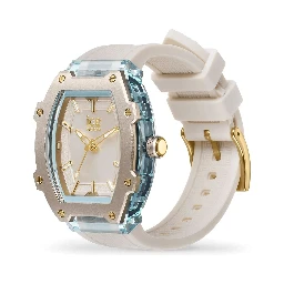 Beige Synthetic Dress Watch