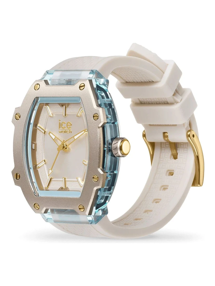 Beige Synthetic Dress Watch