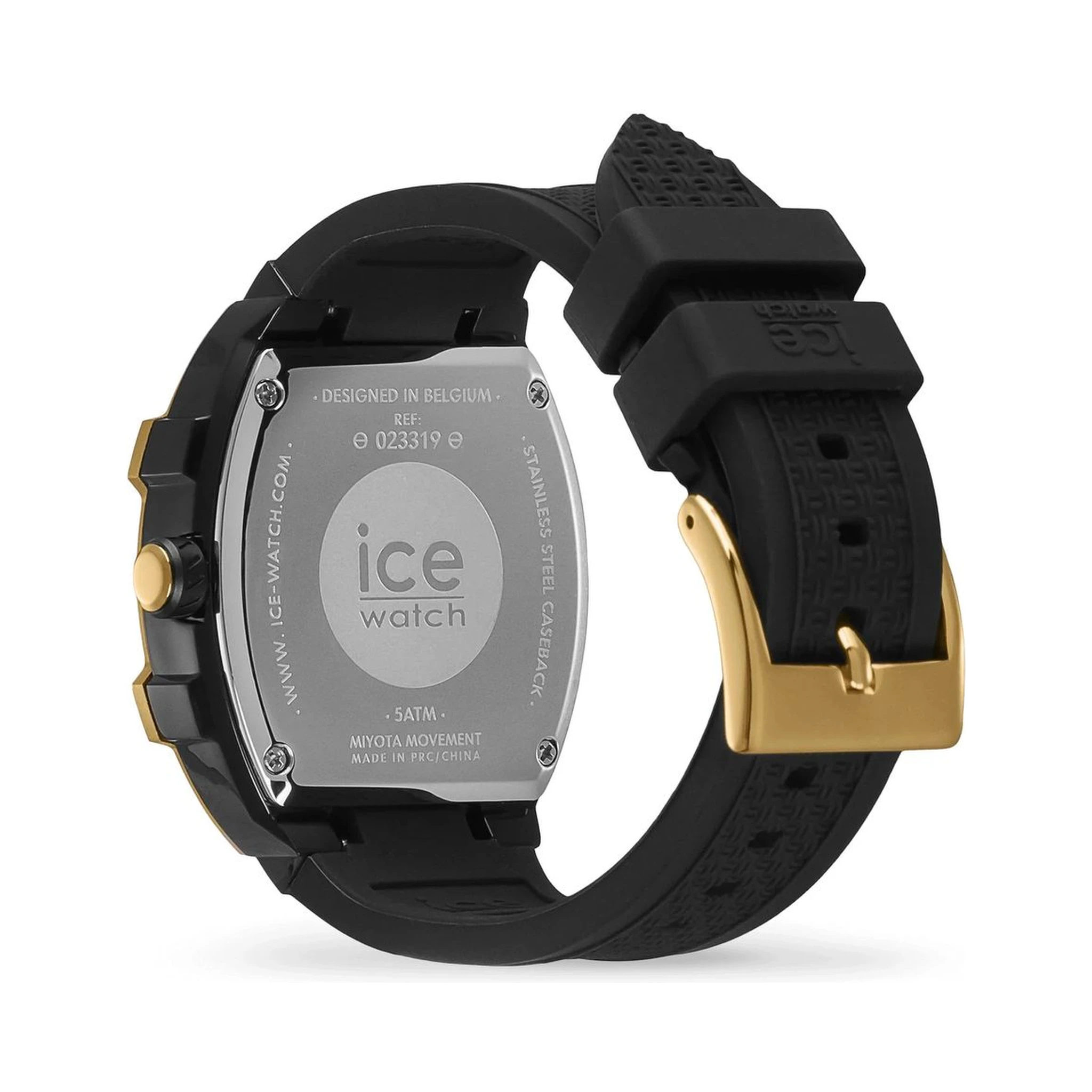 Black Synthetic Dress Watch