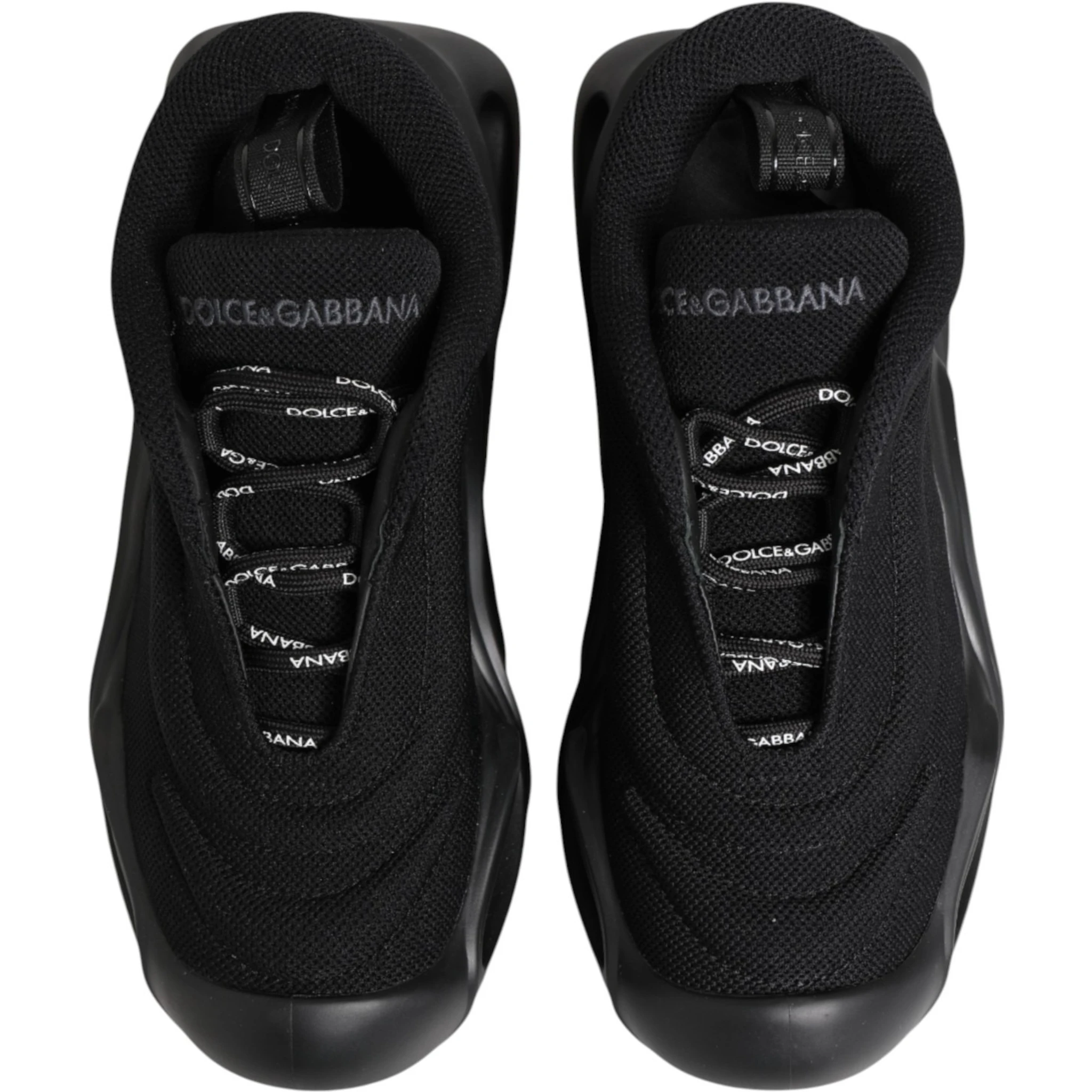 Black Slip On Low Top Wave Sneakers Shoes