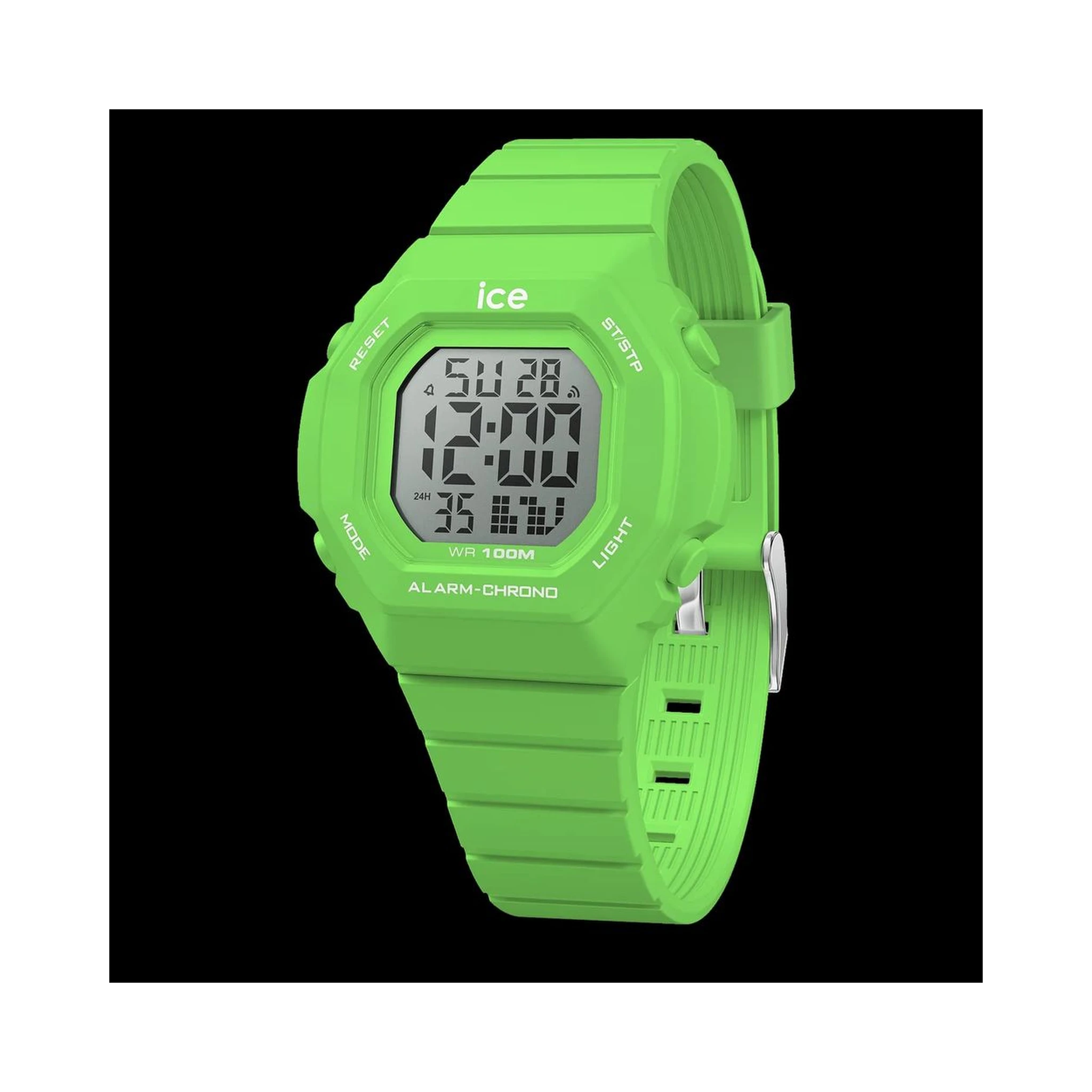 Bicolor Synthetic Digital Watch