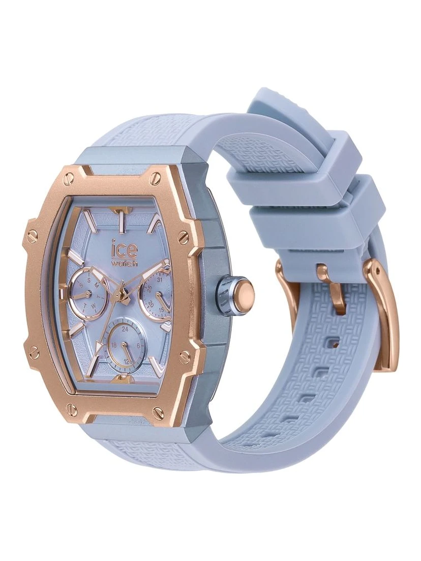 Blue Synthetic Dress Watch