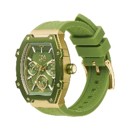 Bicolor Synthetic Dress Watch