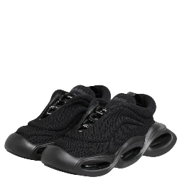 Black Slip On Low Top Wave Sneakers Shoes