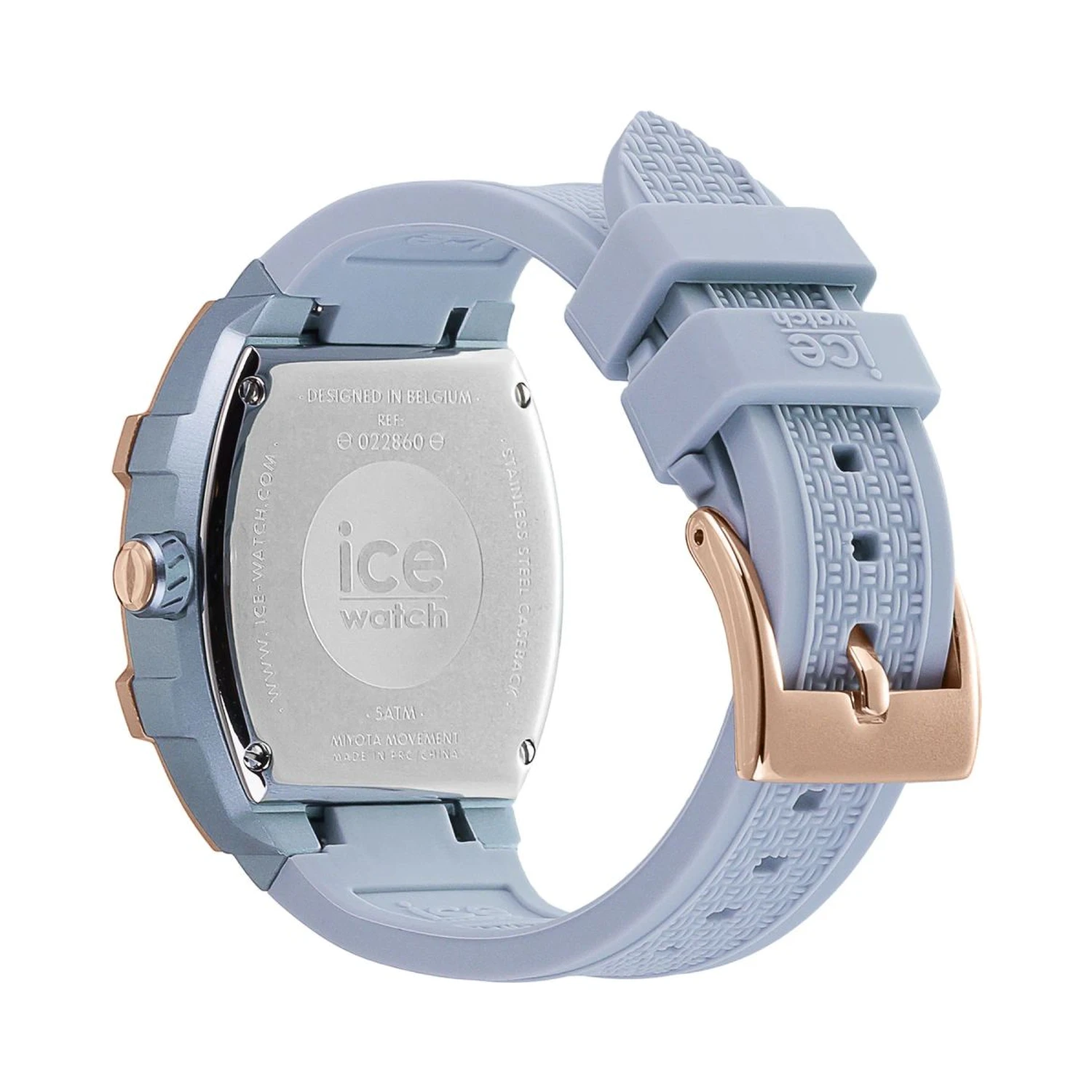 Blue Synthetic Dress Watch