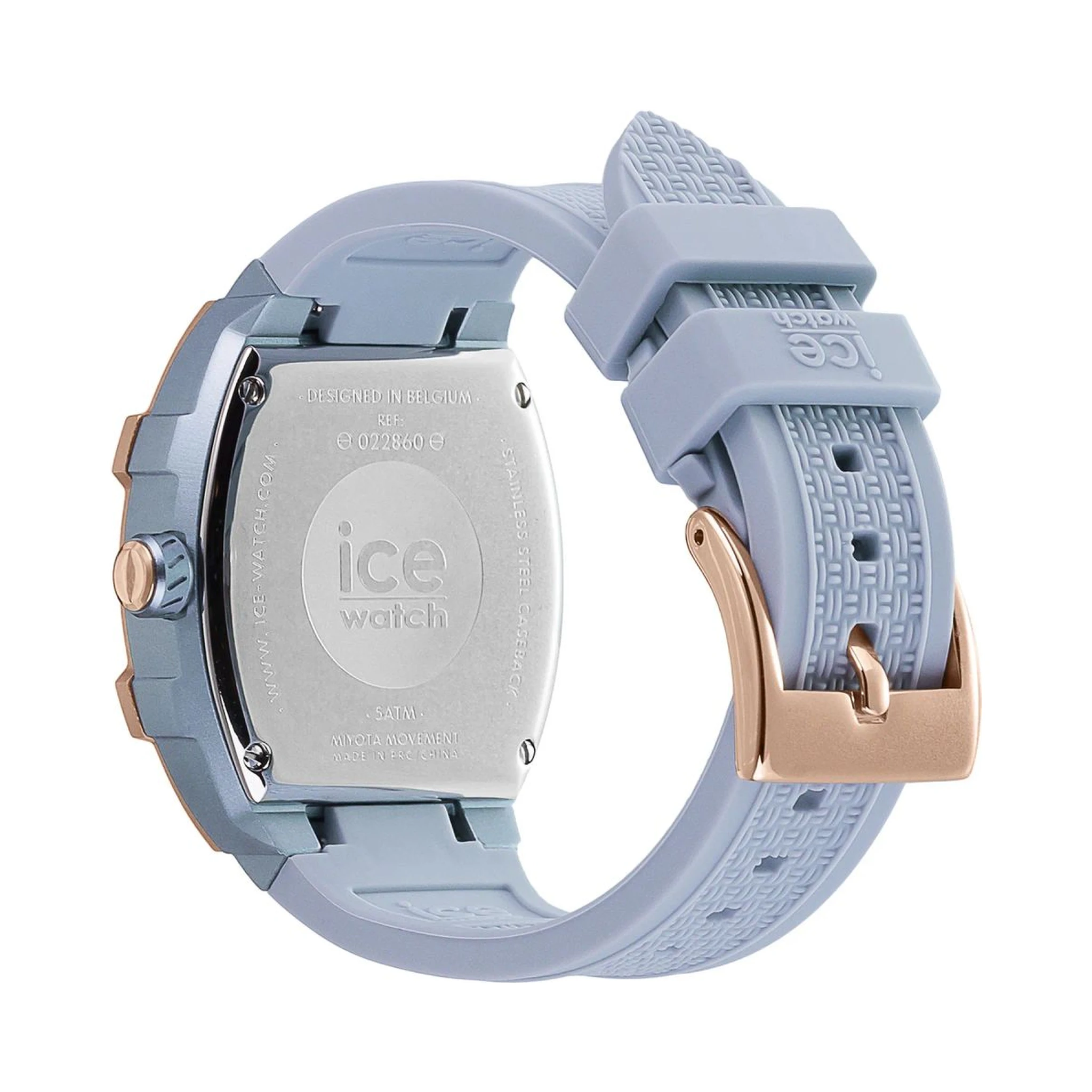 Blue Synthetic Dress Watch