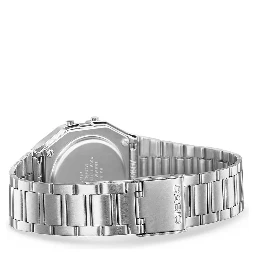 Gray Stainless Steel Digital Watch