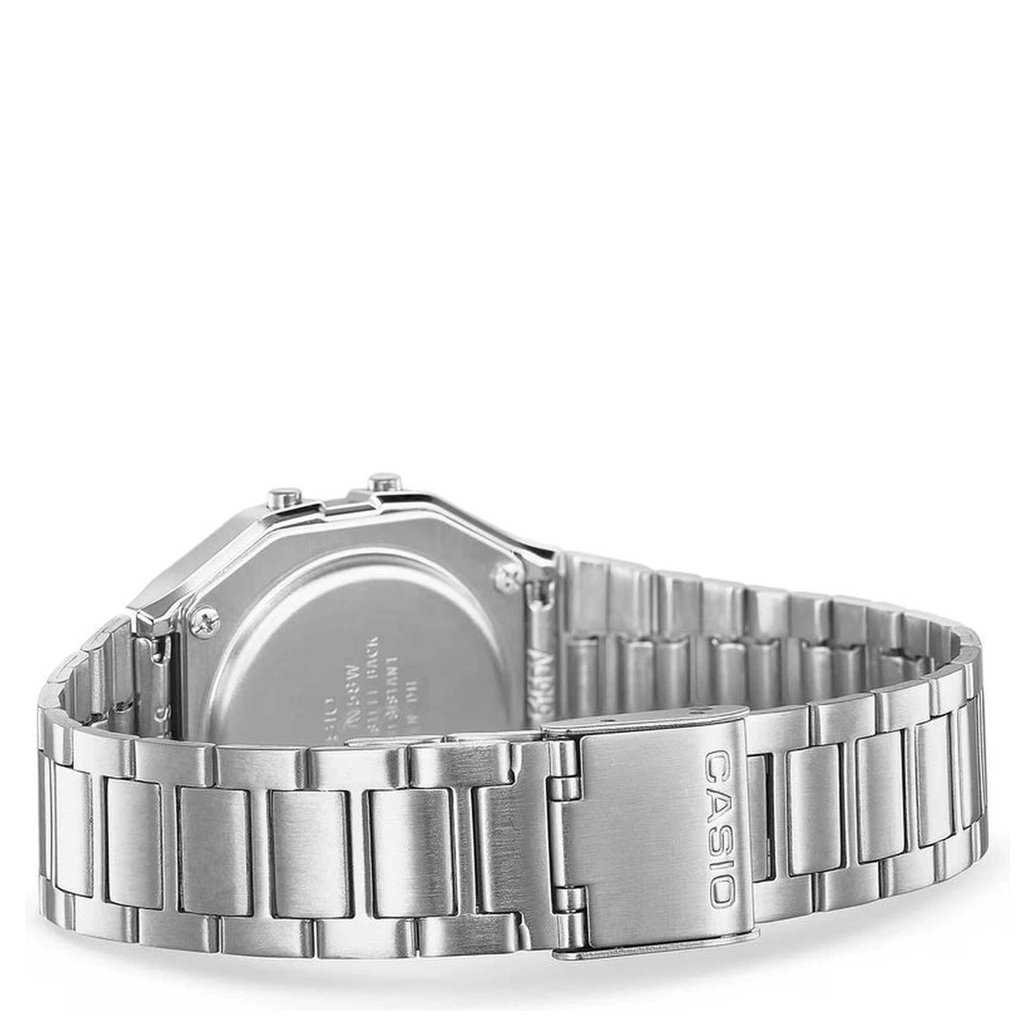 Gray Stainless Steel Digital Watch