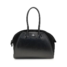 Black Calf Leather Bos Taurus Shoulder Bag